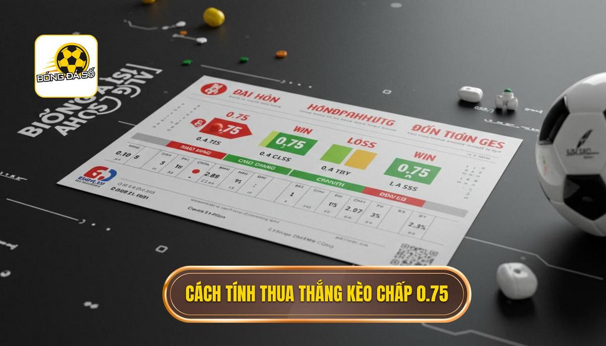 Kèo Chấp 0.75 Là Gì? Giải Mã Chi Tiết Cùng BÓNG ĐÁ SỐ 2 Giải Mã Chi Tiết Cách Tính Thắng Thua Khi Đặt Cược Kèo Chấp 0.75