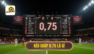 Kèo chấp 0.75 là gì