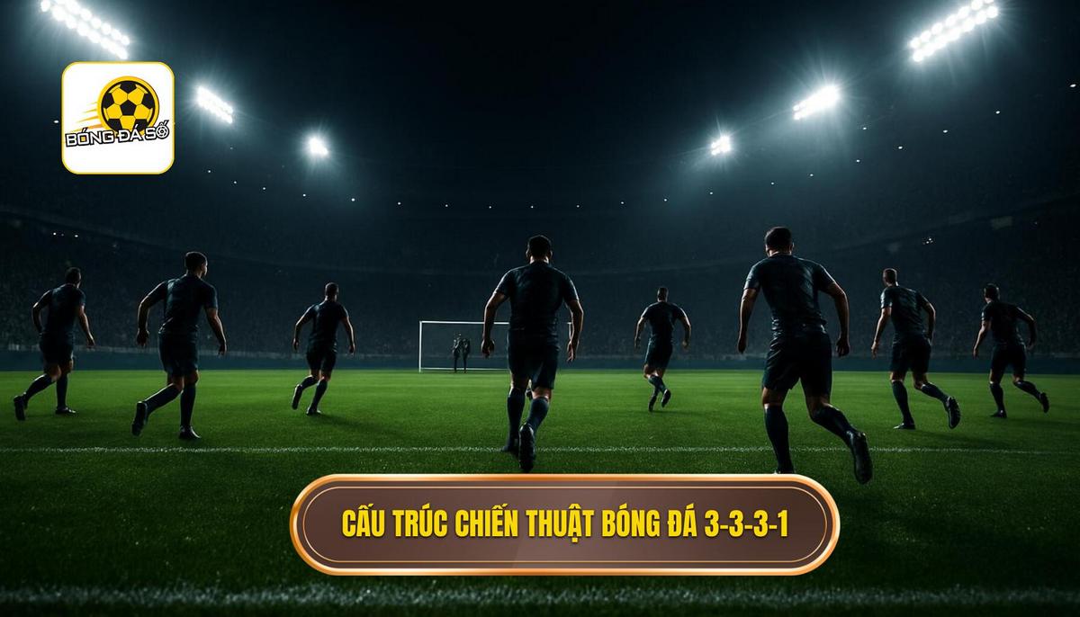 Phân Tích Chuyên Sâu Chiến Thuật Bóng Đá 3-3-3-1: Linh Hoạt Và Tấn Công Toàn Diện 1 Cấu Trúc Cơ Bản Của Chiến Thuật Bóng Đá 3-3-3-1