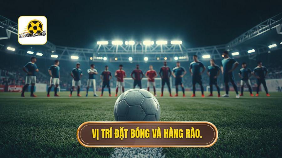 3. Vị trí đặt bóng và hàng rào.