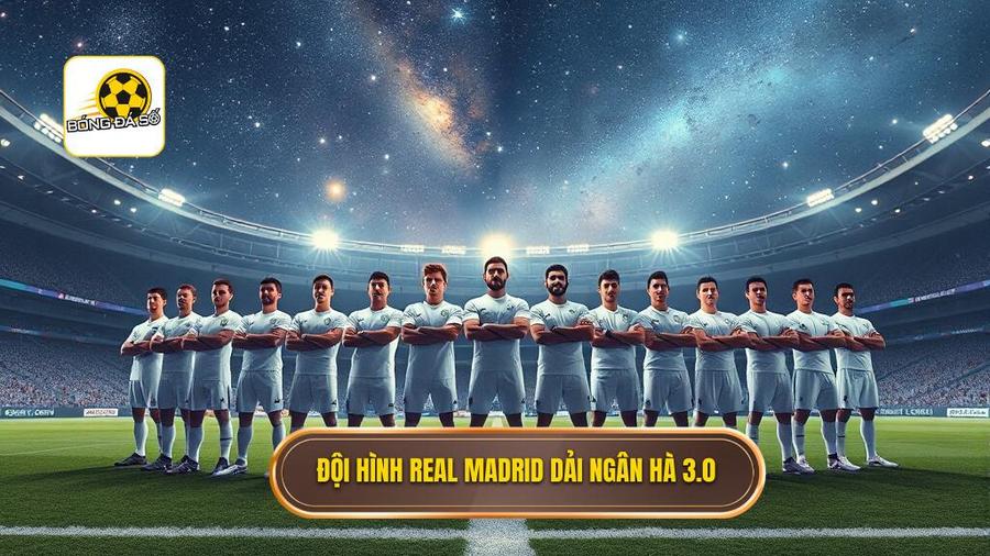 Top 10 Đội Hình Tiêu Biểu Champions League 2025: Những "Cỗ Máy" Chiến Thắng Đáng Xem Nhất 1 Đội hình Real Madrid Dải ngân hà 3.0