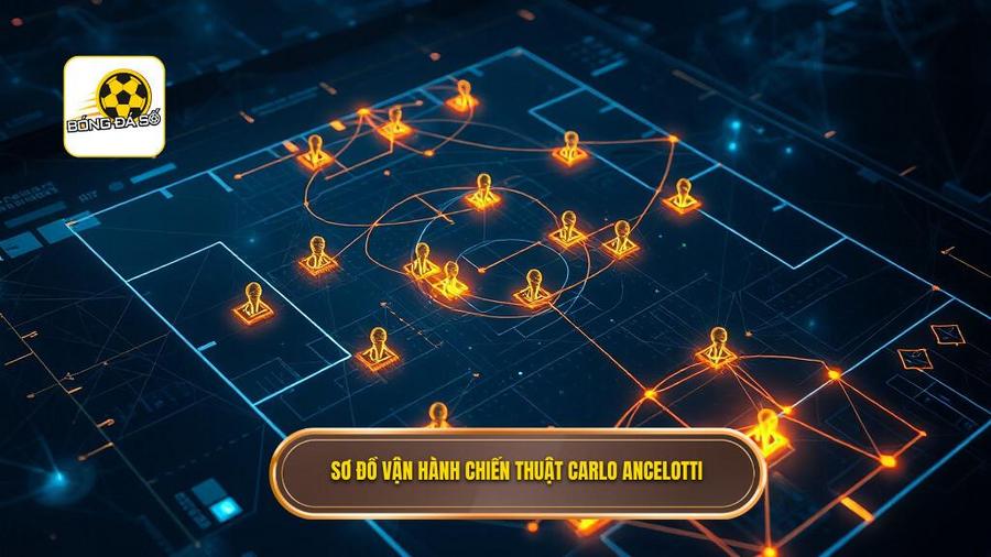 Chiến thuật Carlo Ancelotti: Nghệ thuật của sự linh hoạt và Quản trị nhân sự đỉnh cao 2 Phân tích chi tiết hệ thống vận hành trong chiến thuật Carlo Ancelotti