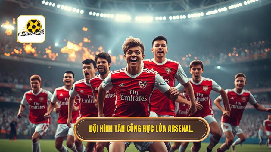 Top 10 Đội Hình Tiêu Biểu Champions League 2025: Những "Cỗ Máy" Chiến Thắng Đáng Xem Nhất 3 Đội hình tấn công rực lửa Arsenal.